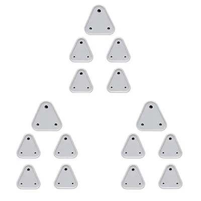 Safe-O-Kid (Pack of 15) Child Safety Socket Covers - 12 Standard & 3 Power Plug Covers for Baby Proofing Electrical Outlets - White
