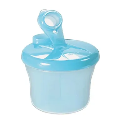 Safe-O-Kid BPA Free Portable Milk Powder Food Storage Box for Baby, Blue - Pack of 1