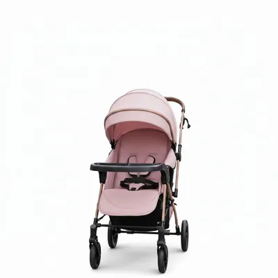 Safe-O-Kid Breez Baby Rubber Wheel Stroller/Pram with 1 Year Warranty (Latest Model - 2024) for New Born/Toddler/Kid for 0 to 3 Years Travel Friendly, 5 Point Safety Harness