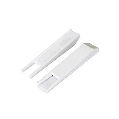 Safe-O-Kid (2 Pcs) Baby Safety Door Lock Sleek Wedge Type Door Stopper for Doors & Windows | Non-Slip Prevents Door Slamming, Finger Pinch & Lock Outs | Child Safety Door Wedge - White