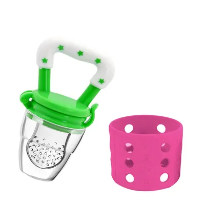 Safe-O-Kid Baby Feeding Combo Kit, Pink for Babies for Kids Safety, Green