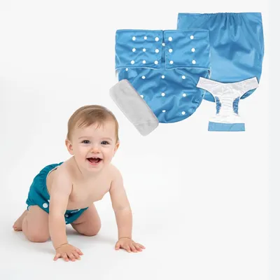 Safe-O-Kid Baby Cute Cloth Diapers, Side Leakage Proof Washable Reusable Diaper For New Born Baby, 0 To 3 Years, (Insert Pads Included- Pack of 1)