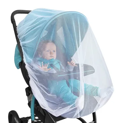 Safe-O-Kid Baby Mosquito Net | Fits for Baby Carrier, Pram, Stroller, Car Seat, Cradle, Rocker & Bouncer | Fabric, Breathable Outdoor Protection