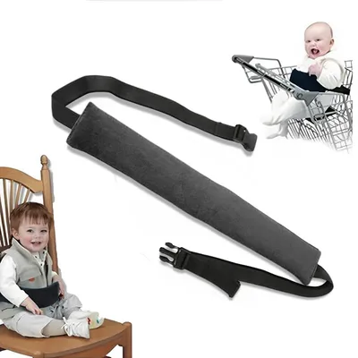 Safe-O-Kid Newly Launched-Baby Chair Safety Seat Strap Baby, Feeding Safety Seat Belt for Travel/Home - Assorted