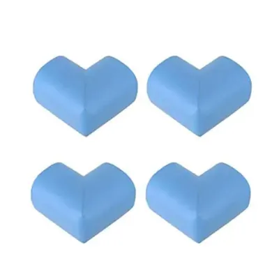 Safe-O-Kid  - (Pack of 4) Extra Soft NBR Foam Safety Corner Guards with Strong 3 M Adhesive- Extra Safe, BPA Free, Non-Toxic and Elegant,Soft & Safe, Furniture Protectors - Blue