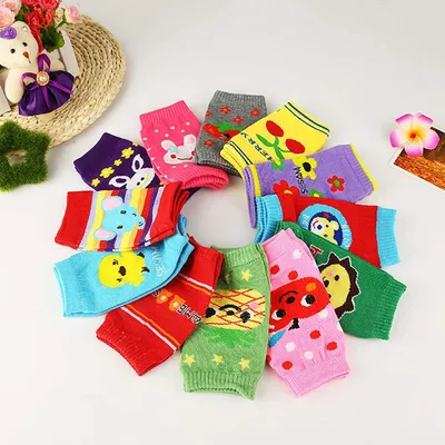 SAFE-O-KID Baby Knee Pads Set of 3 Pairs for Toddlers | Elbow & Knee Protector with Anti-Slip Silicone Dots | Soft, Stretchable & Breathable Support for Crawling & Walking (Assorted)