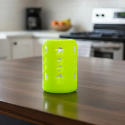 Safe-O-Kid BPA-Free Pure Silicone Bottle Cover Soft, Non-Toxic, Protective Cover for Baby Bottles, Safe for Little Ones, Durable, Easy to Clean 120 ml, Green - Pack of 1