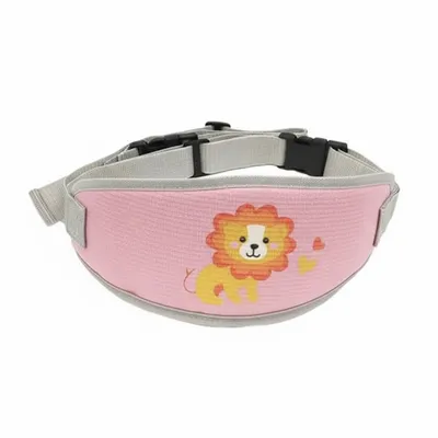 Safe-O-Kid Kids Safety Belt for Two Wheeler | Adjustable Child Motorcycle Safety Harness with Reflective Strips | Portable Bike Seat Belt for Kids (2 6 Years) - Pink