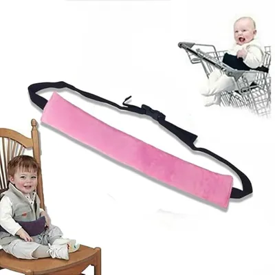 Safe-O-Kid -Newly Launched-Baby Chair Safety Seat Strap Baby, Feeding Safety Seat Belt for Travel/Home-Pink