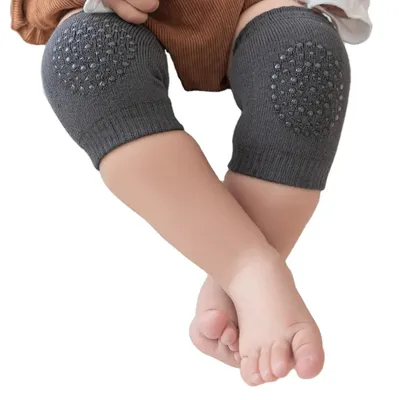 SAFE-O-KID Baby Knee Pads Set of 1 Pairs for Toddlers | Elbow & Knee Protector with Anti-Slip Silicone Dots | Soft, Stretchable & Breathable Support for Crawling & Walking (Assorted)