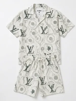 Lazy Turtel Grey Monogram Cotton Co-ord Set