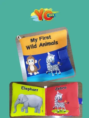 Cloth Book - Wild Animals