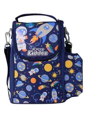 Strap Lunch Bag V2 - Space Theme - Blue