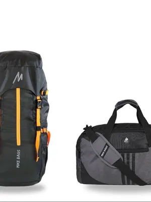 Mike Travel Combo: 67L Trekking Backpack & 20" Duffel Bag