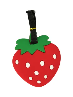 Strawberry Luggage Tag – Red