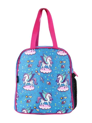 Joy Lunch Bag - Unicorn Theme - Blue