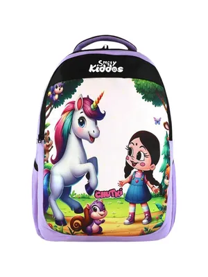 Smily Kiddos - Licensed Chhota Bheem Chutki Junior Backpack 1 - Purple