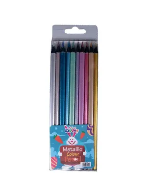Metallic Color Pencils - Set of 10