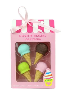 Ice-cream Eraser Set