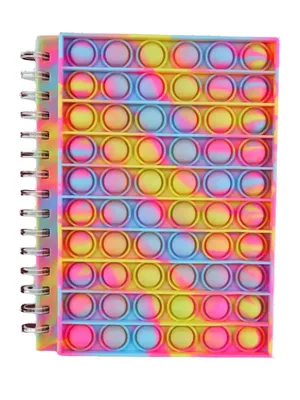 Spiral Pop It Notebook - Yellow