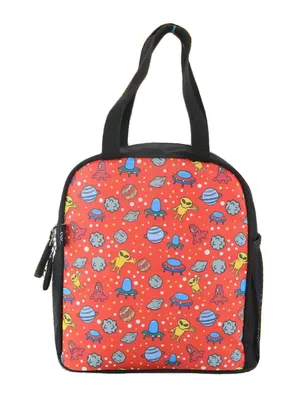 Joy Lunch Bag - Alien Theme - Red