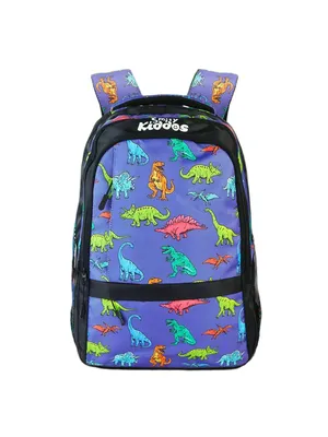 Rage Dino Adventure School Backpack – Blue