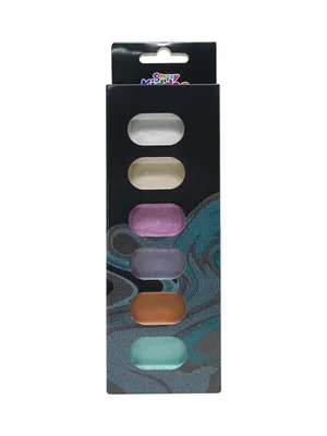 Smily Kiddos metallic paint set for kids – 6 Colors Blue