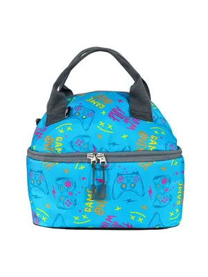 Sonic Theme Double Decker Lunch Bag - Blue
