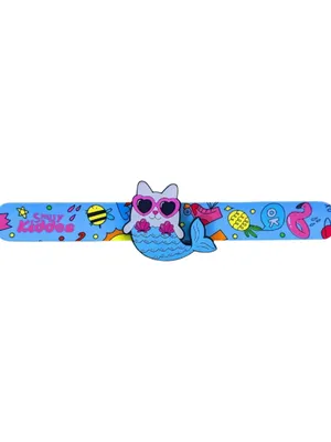 Mermaid Cat Slap Band - Light Blue