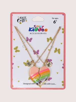 Smily Kiddos Rainbow Heart Necklace