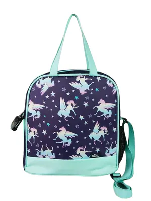 Unicorn Theme Lunch Bag - Blue