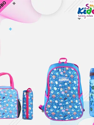 Baby COMBO - Backpack with Pencil Pouch, Lunch Bag, Sipper Water Bottle