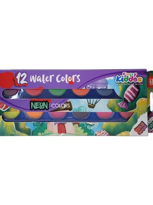 Smily Kiddos Creative Neon Paint Set – 12 Vibrant Colors Candy Theme