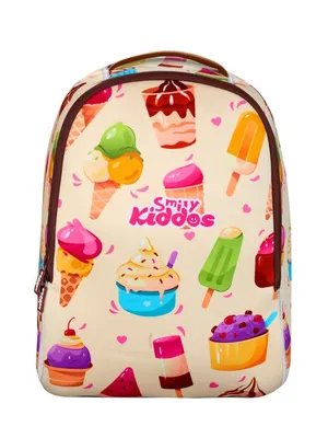 Delightful Ice Cream Neoprene Junior Backpack – Cream
