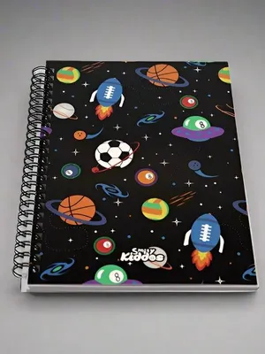 A5 Lined Notebook - Black