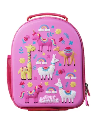 Hardtop Eva Lunch Bag V2 - Animal Theme - Pink