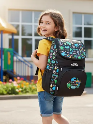 U Shape Backpack – Black