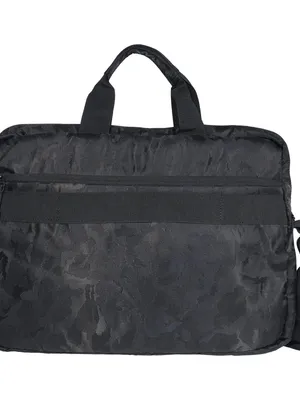 Camo Vintage File Bag — Black