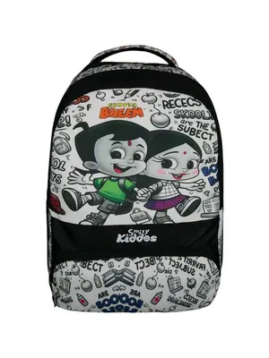 Chhota Bheem Junior Backpack 21L – Adventure in Every Stride — Black