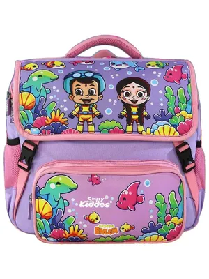 Smily Kiddos - Licensed Chhota Bheem Preschool Backpack I - Purple