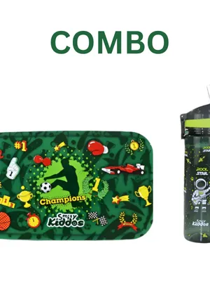 Smily Kiddos Combo Pack(Lunch Box & Water Bottel)