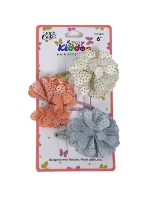 Smily Kiddos Fancy Floral Hair Clip Set