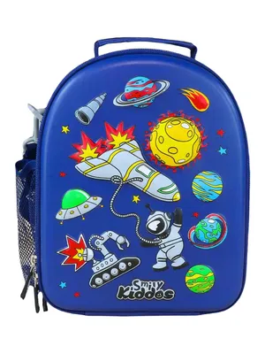 Hardtop Eva Lunch Bag V2 - Space Theme - Blue
