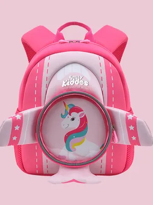 Go Out Backpack – Unicorn Theme Pink
