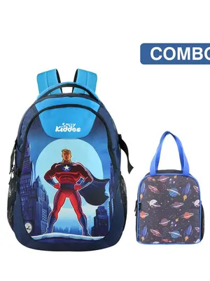 Smily Kiddos Combo Pack(Backpack & Lunch bag)