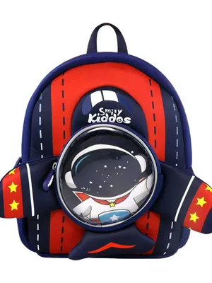 Go out Backpack - Space Theme Blue