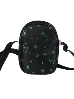 Stary Pop Sling Bag -Black