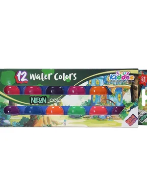 Smily Kiddos Creative Neon Paint Set – 12 Vibrant Colors Jungle Theme