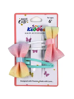 Rainbow Hair Clip Set