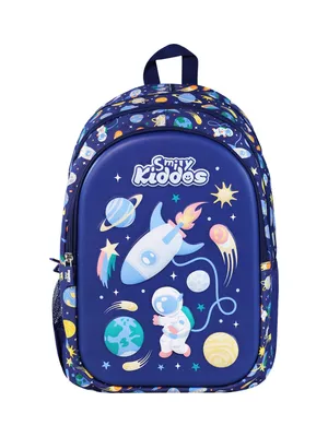Space-Themed School Backpack – Blue